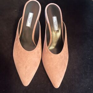 Prada suede mules size 39.5 9 US